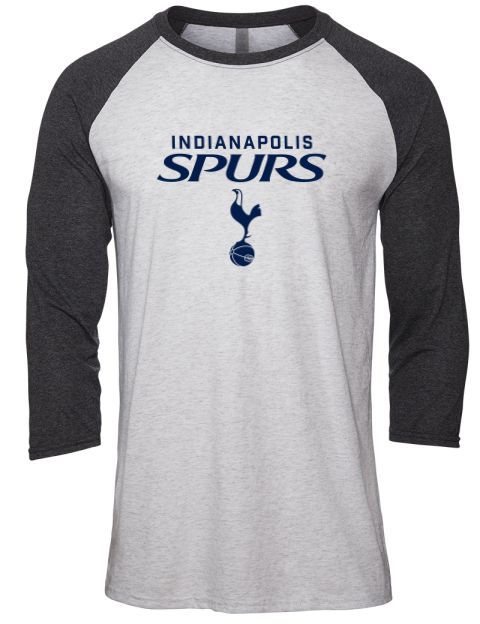 Indianapolis Spurs Unisex Premium Three-Quarter Raglan T-Shirt