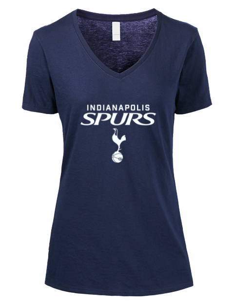 Indianapolis Spurs Premium Ladies V-Neck T-Shirt