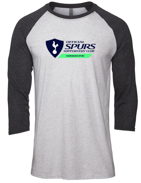 Harrisburg Spurs Unisex Premium Three-Quarter Raglan T-Shirt
