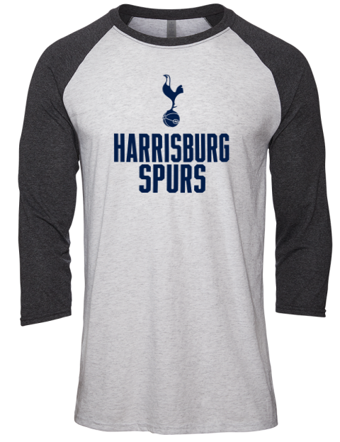 Harrisburg Spurs Unisex Premium Three-Quarter Raglan T-Shirt