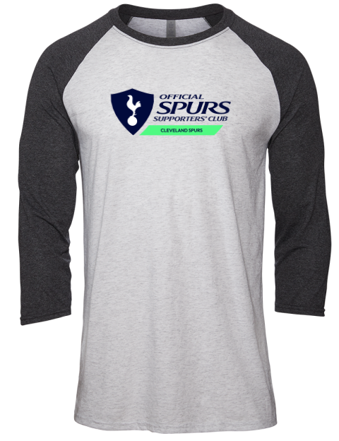 Cleveland Spurs Unisex Premium Three-Quarter Raglan T-Shirt
