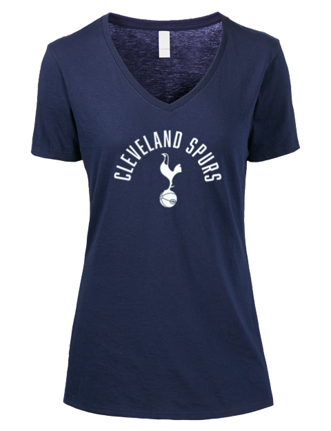 Cleveland Spurs Premium Ladies V-Neck T-Shirt