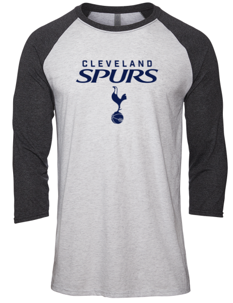 Cleveland Spurs Unisex Premium Three-Quarter Raglan T-Shirt