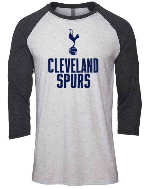 Cleveland Spurs Unisex Premium Three-Quarter Raglan T-Shirt