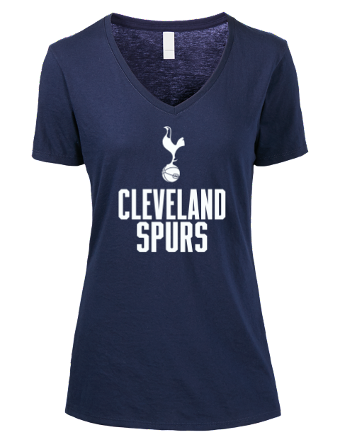 Cleveland Spurs Premium Ladies V-Neck T-Shirt