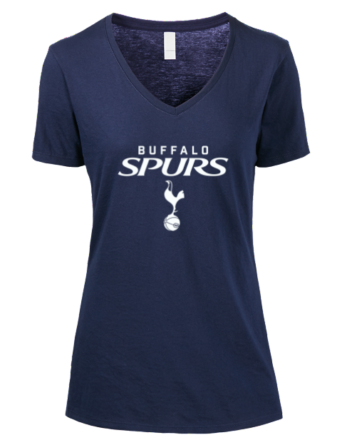 Buffalo Spurs Premium Ladies V-Neck T-Shirt
