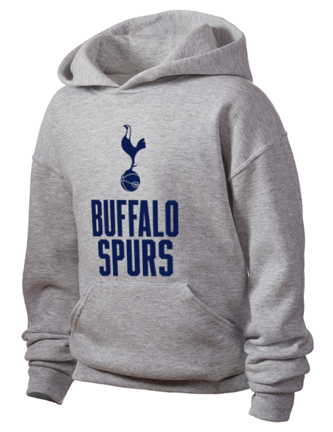 Stacked Buffalo Spurs Youth Hooded Sweatshirt | Swagsta