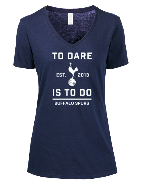 Buffalo Spurs Premium Ladies V-Neck T-Shirt