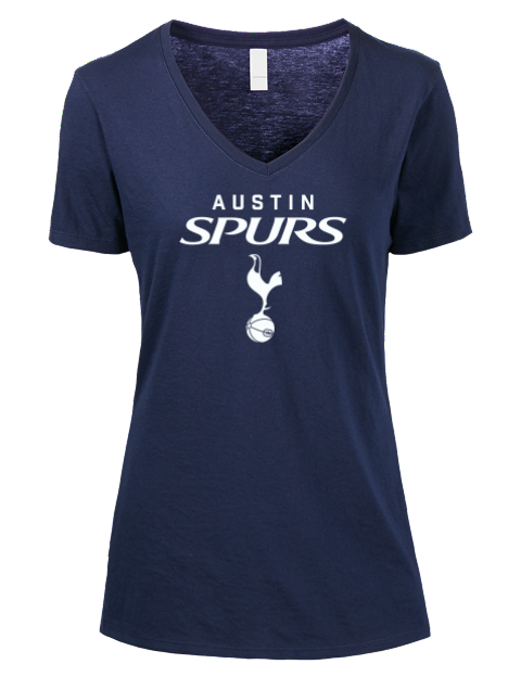 Austin Spurs Premium Ladies V-Neck T-Shirt