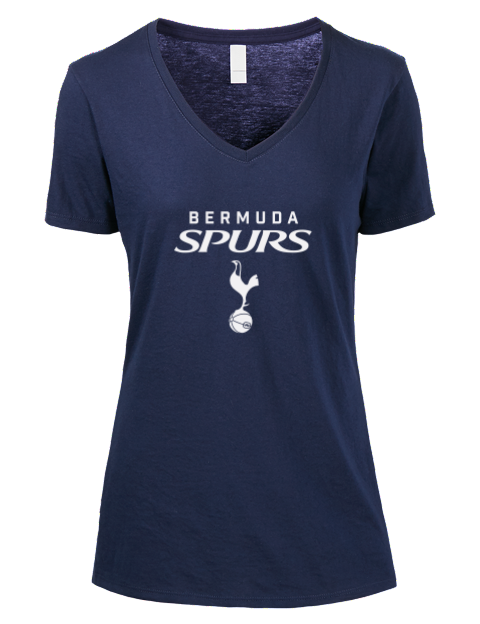 Bermuda Spurs Premium Ladies V-Neck T-Shirt