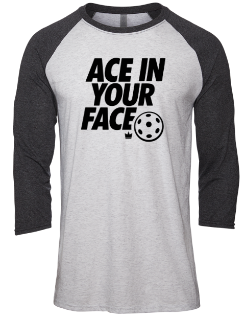 Pickleball Slogans Unisex Premium Three-Quarter Raglan T-Shirt