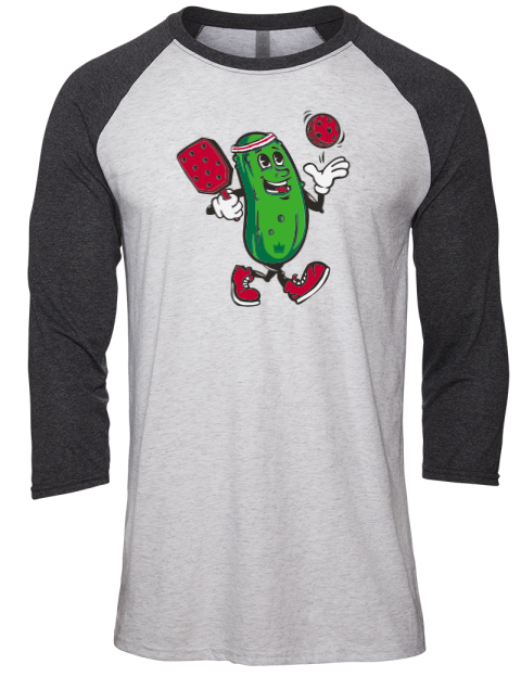 Pickleball Slogans Unisex Premium Three-Quarter Raglan T-Shirt