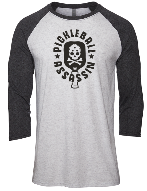 Pickleball Slogans Unisex Premium Three-Quarter Raglan T-Shirt