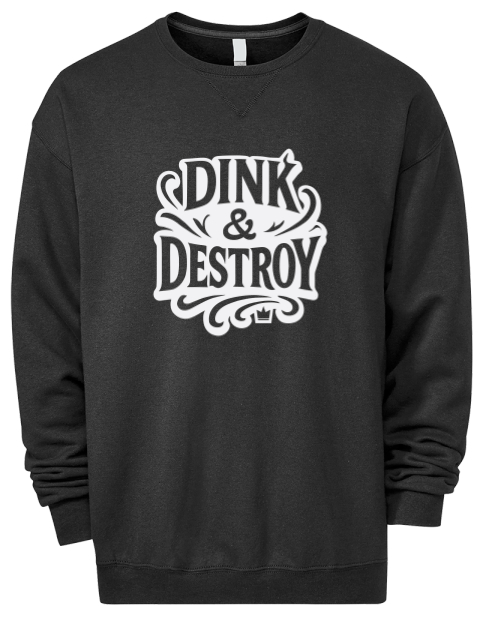Pickleball Slogans Premium Unisex Crewneck Sweatshirt