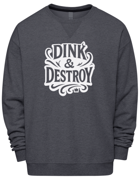 Pickleball Slogans Premium Unisex Crewneck Sweatshirt