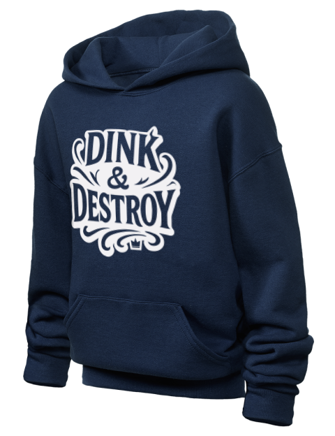 Pickleball Slogans Youth Hooded Sweatshirt