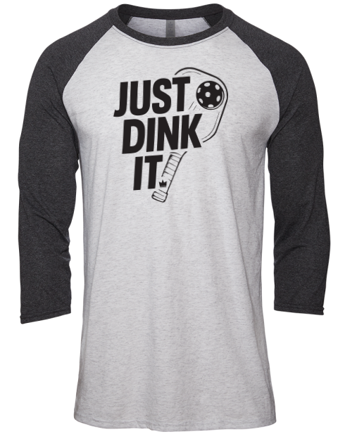 Pickleball Slogans Unisex Premium Three-Quarter Raglan T-Shirt