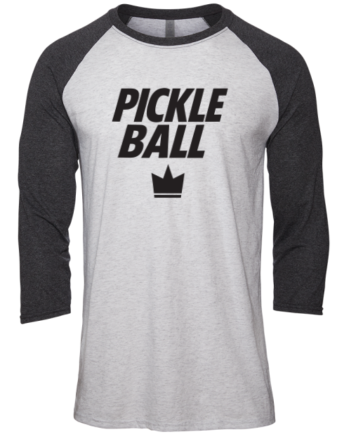 Pickleball Slogans Unisex Premium Three-Quarter Raglan T-Shirt