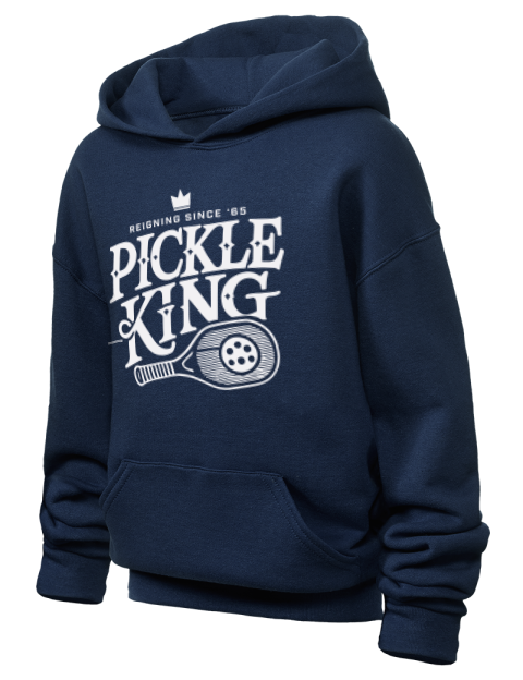 Pickleball Royalty Youth Hooded Sweatshirt