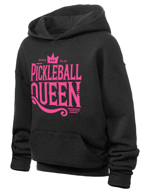Pickleball Royalty Youth Hooded Sweatshirt