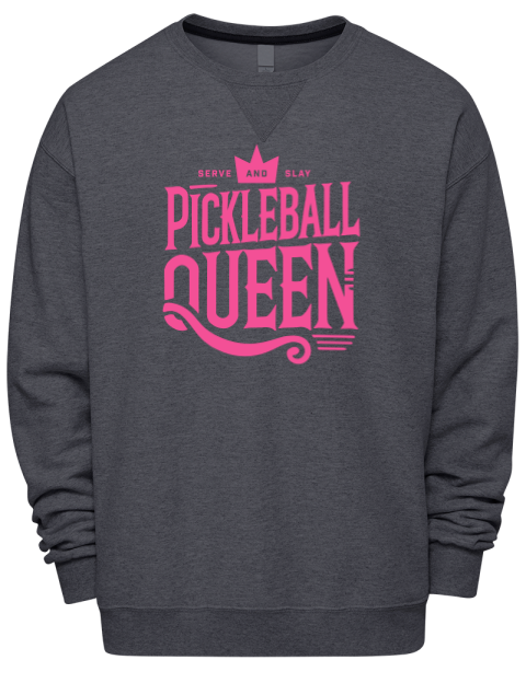 Pickleball Royalty Premium Unisex Crewneck Sweatshirt