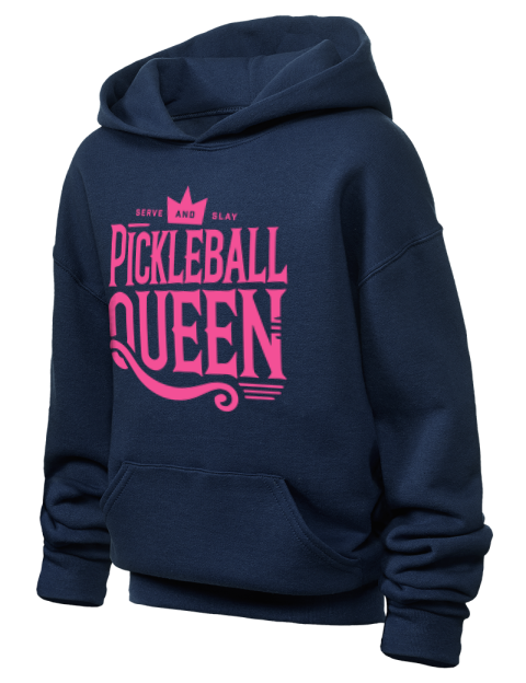 Pickleball Royalty Youth Hooded Sweatshirt
