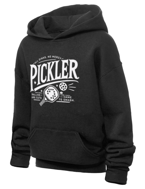 Pickleball Royalty Youth Hooded Sweatshirt