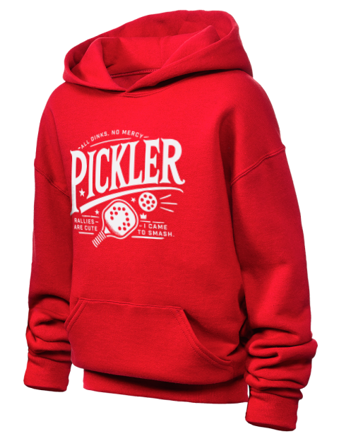 Pickleball Royalty Youth Hooded Sweatshirt