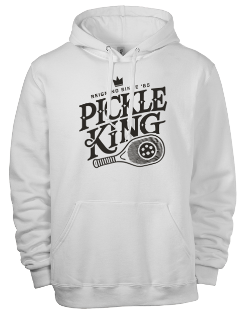 Pickleball Royalty Eco Premium Unisex Hooded Sweatshirt