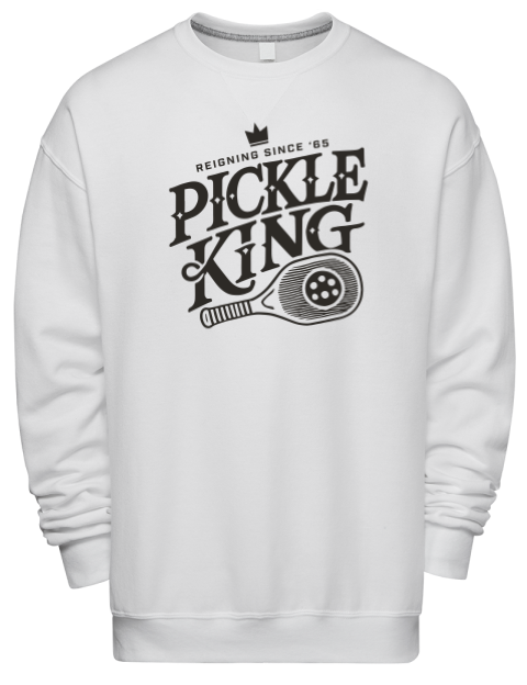 Pickleball Royalty Premium Unisex Crewneck Sweatshirt