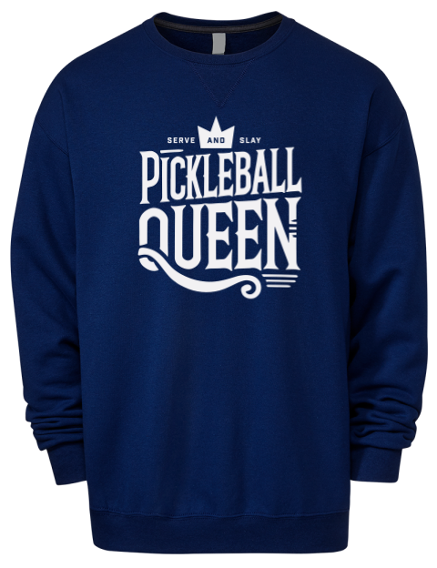 Pickleball Royalty Premium Unisex Crewneck Sweatshirt