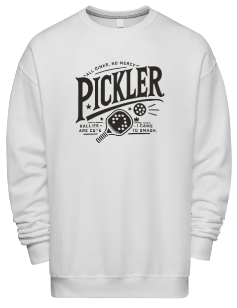 Pickleball Royalty Premium Unisex Crewneck Sweatshirt