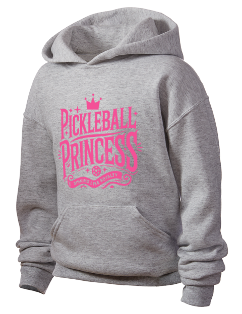 Pickleball Royalty Youth Hooded Sweatshirt