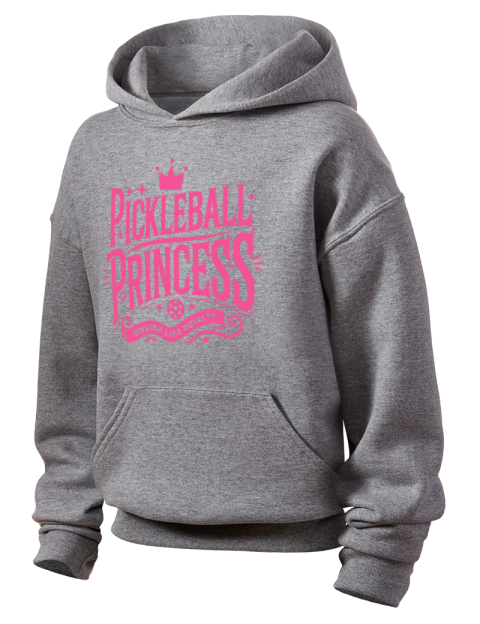 Pickleball Royalty Youth Hooded Sweatshirt