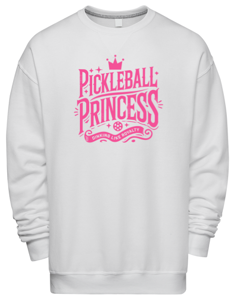 Pickleball Royalty Premium Unisex Crewneck Sweatshirt