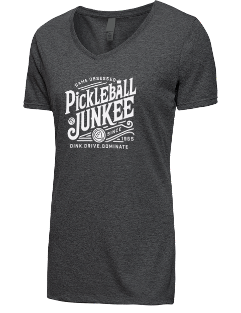 Pickleball Royalty Premium Ladies V-Neck T-Shirt