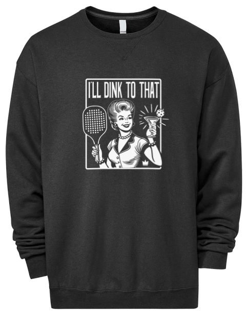 Pickleball Domestic Premium Unisex Crewneck Sweatshirt