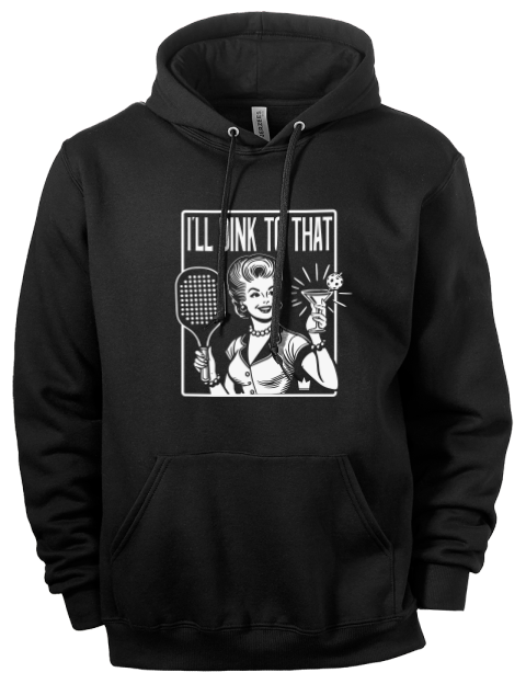 Pickleball Domestic Eco Premium Unisex Hooded Sweatshirt