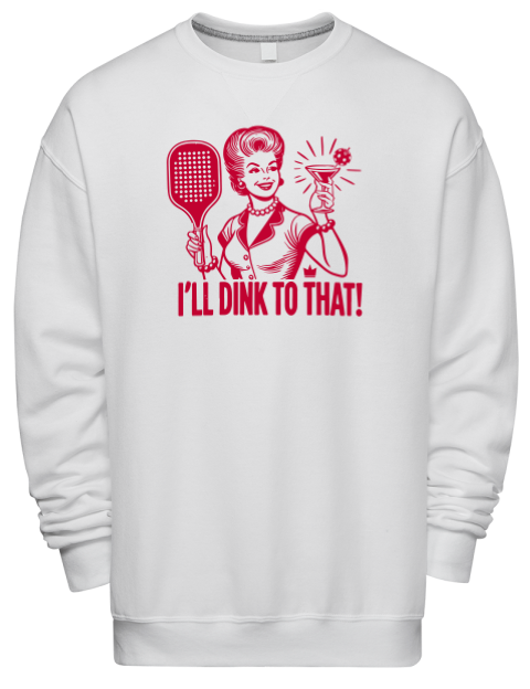 Pickleball Domestic Premium Unisex Crewneck Sweatshirt