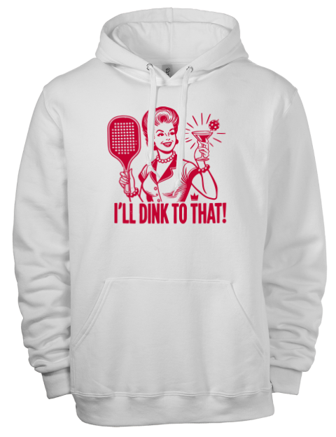 Pickleball Domestic Eco Premium Unisex Hooded Sweatshirt