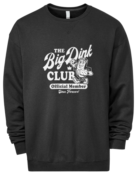 Pickleball Big Dink Premium Unisex Crewneck Sweatshirt