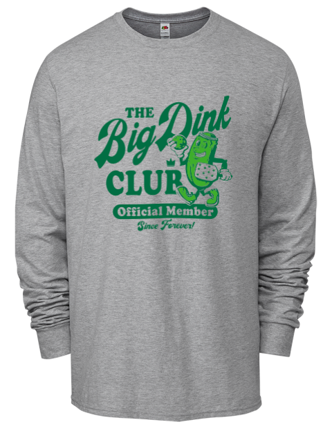 Pickleball Big Dink Men's Long-Sleeve T-Shirt