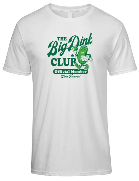 Pickleball Big Dink Premium Ring-Spun Cotton Unisex T-Shirt