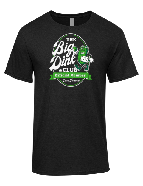 Pickleball Big Dink Premium Ring-Spun Cotton Unisex T-Shirt