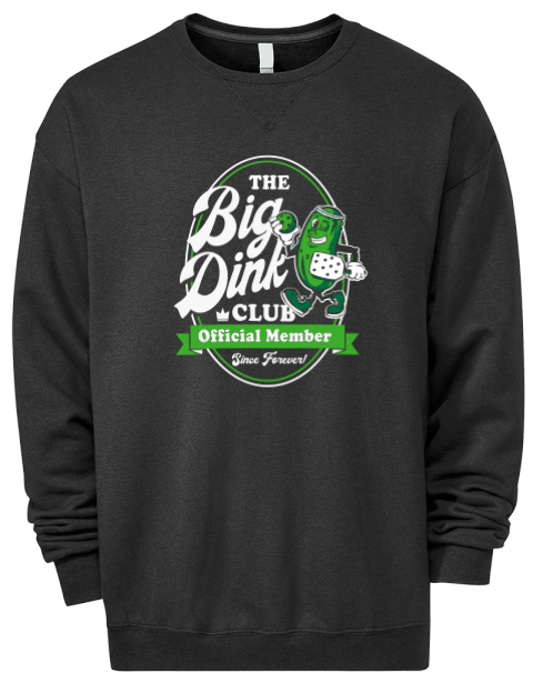 Pickleball Big Dink Premium Unisex Crewneck Sweatshirt