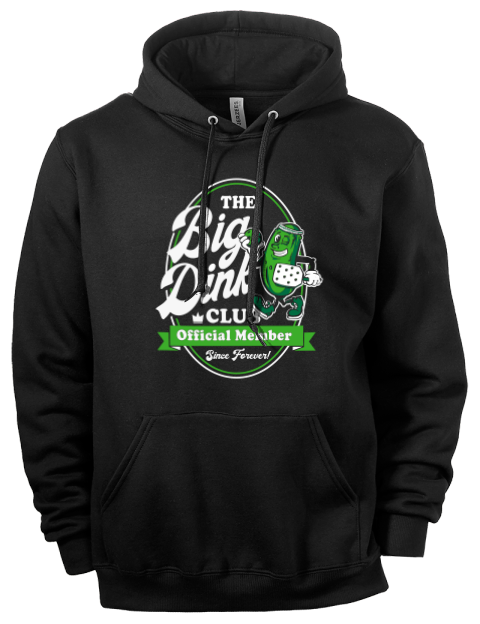 Pickleball Big Dink Eco Premium Unisex Hooded Sweatshirt