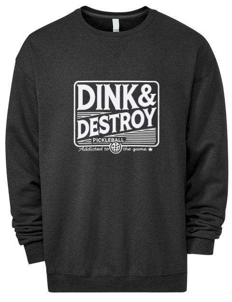 Pickleball Big Dink Premium Unisex Crewneck Sweatshirt