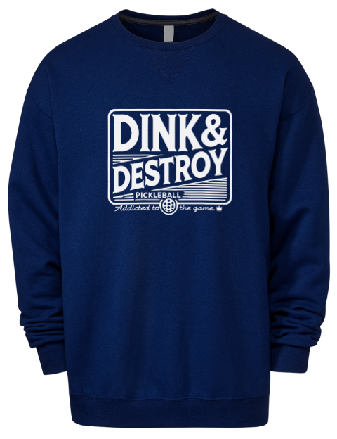 Pickleball Big Dink Premium Unisex Crewneck Sweatshirt