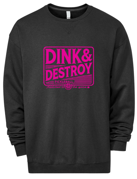 Pickleball Big Dink Premium Unisex Crewneck Sweatshirt