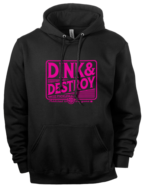 Pickleball Big Dink Eco Premium Unisex Hooded Sweatshirt